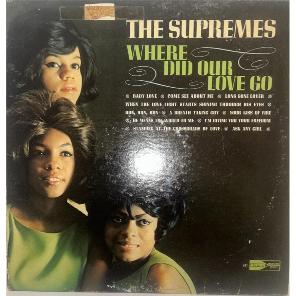 The Supremes Where Did Our Love Go LP 1964 Motown MT 621 Mono Vinyl Record